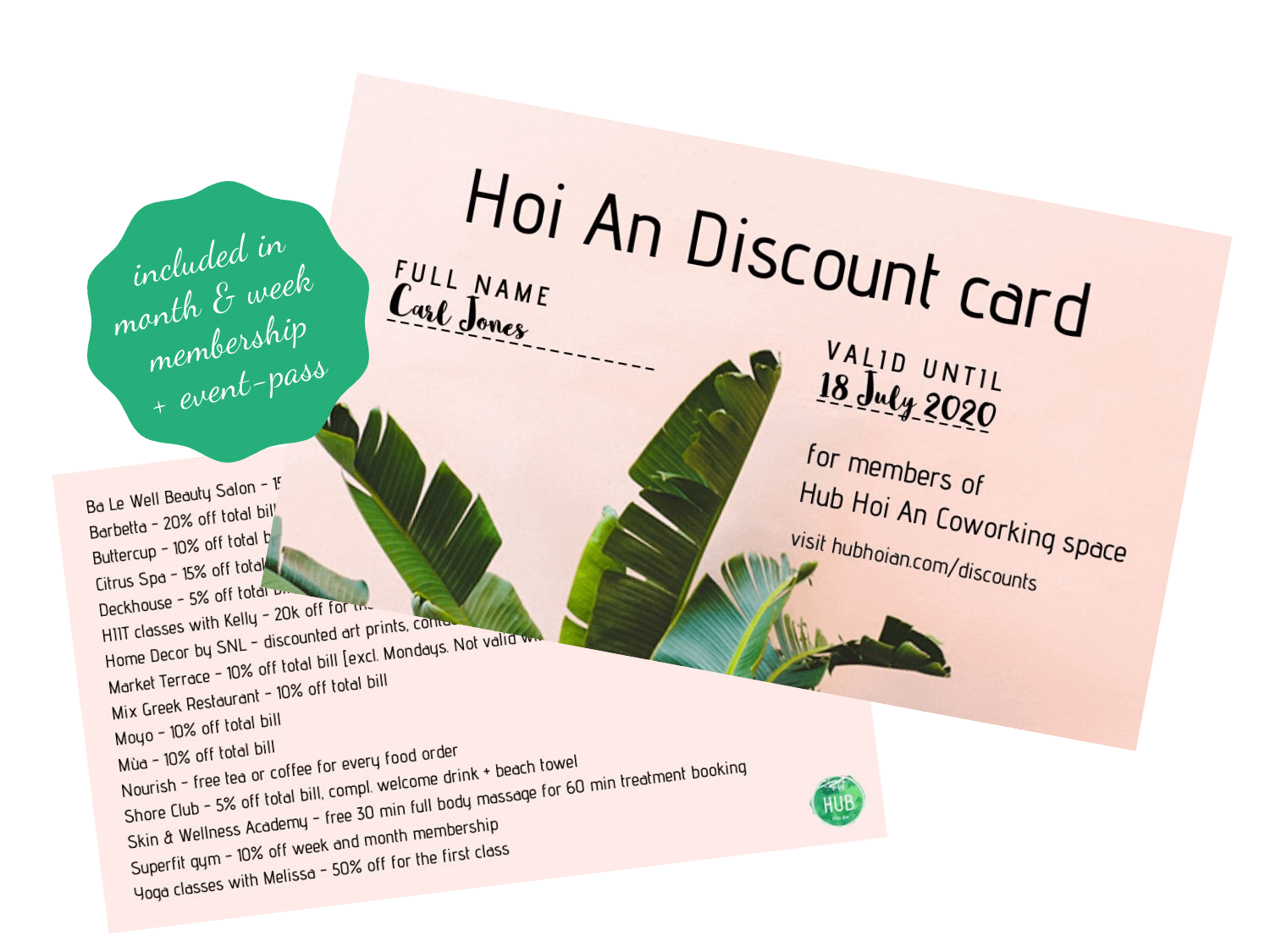 Hub Hoi An Discount Card