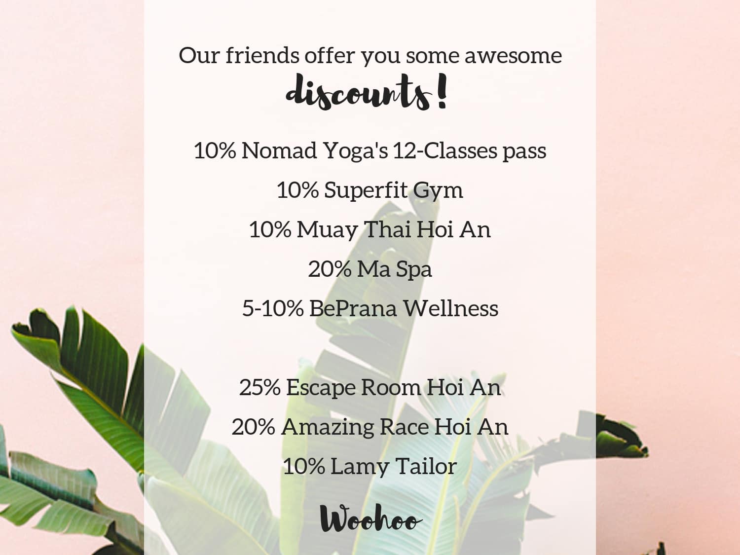 Discounts