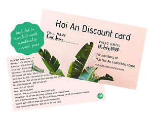 Hub Hoi An Discount Card