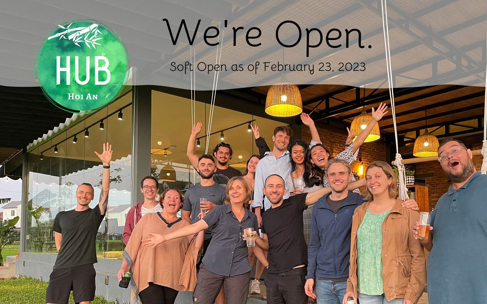 We're Open graphic